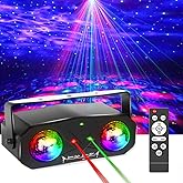 Party Lights DJ Disco Stage Lights Sbolight Led Projector Karaoke Strobe Perform for Stage Lighting with Remote Control for D