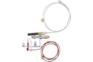 Aowoil 14D0473 Gas Fireplace Pilot,ODS Pilot Assembly with New Thermocouple for Vent-Free Gas Fireplaces, Compatible with Lexington Forge, Majestic, Martin, and Monessen Gas Stoves and Gas Log Sets