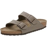 Birkenstock Unisex Arizona Sandal,Stone Birkibuc,39 M EU