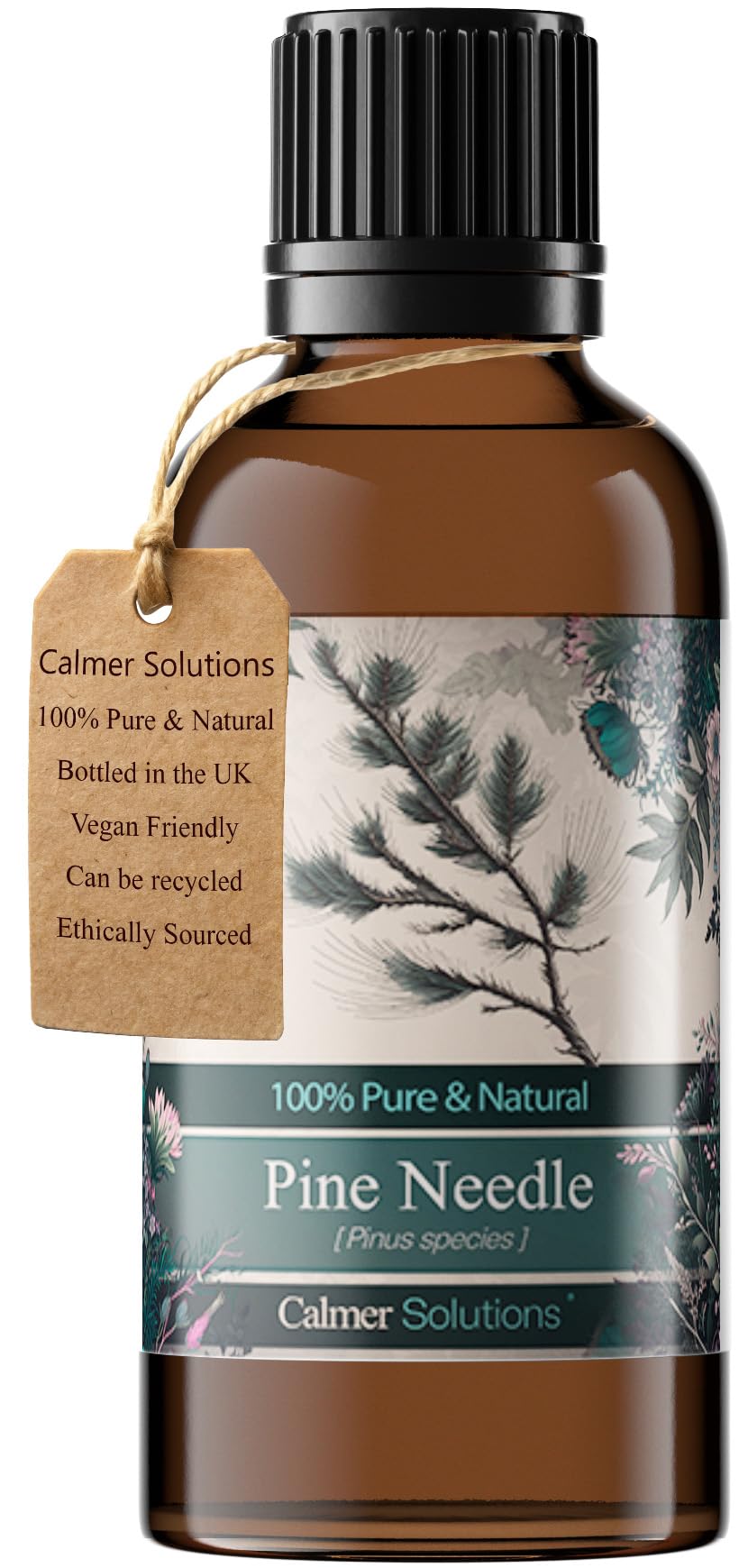 Calmer Solutions | Pine Needle - 100ml |Pure 100% Natural | Professional or Home use | Diffusers, Humidifiers, Candles & More