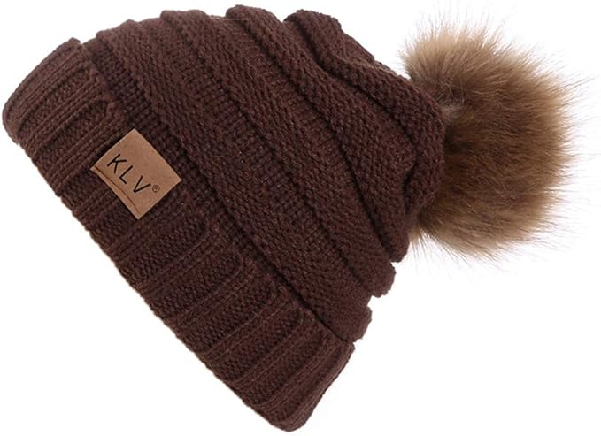 Amazon Maruikao ポンポンニット帽 ニットキャップ スキー スノボの防寒対策 レディース キャップ ハット ポンポン付き帽子 男女兼用 秋冬 ニット 通販