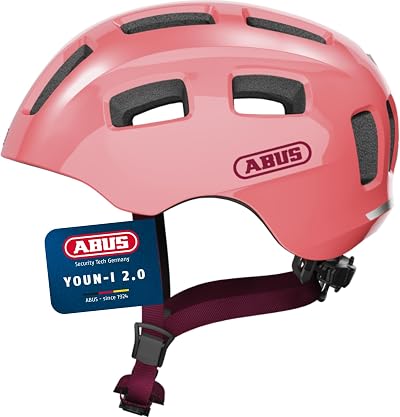 ABUS Youn-I 2.0 Bike Helmet with Light for Kids Teens Unisex