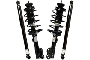 AutoShack Front Complete Strut & Coil Spring Rear Shock Absorbers Replacement for 2004-2012 Chevrolet Aveo 2007-2011 Chevrole
