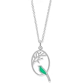 Boma Jewelry Sterling Silver Resin Bird Necklace, 16 inches
