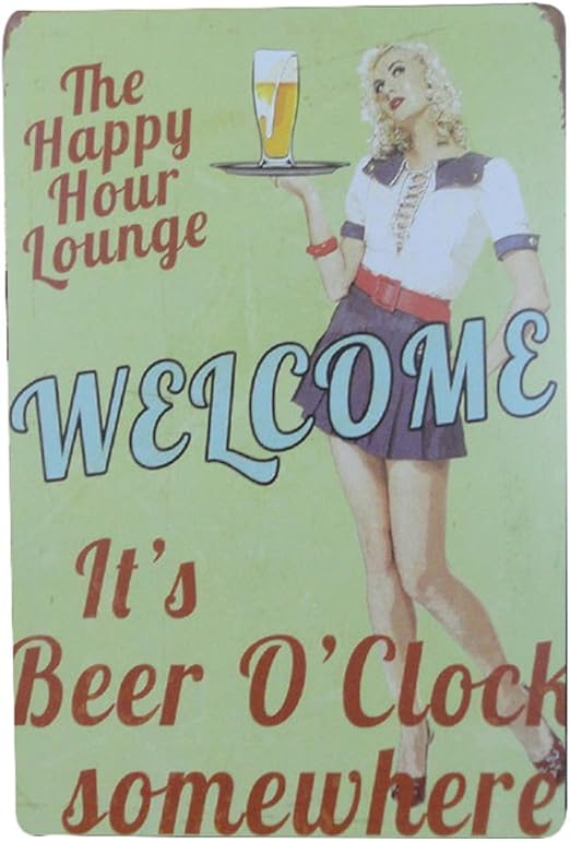 Amazon De Mogist Blechschild Retro Farb Mode Drucken Malerei Poster Metall Werbung Wandkunstplakat