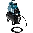 Master Airbrush Model TC-40T - Cool Runner Professional High Performance Single-Piston Airbrush Air Compressor with 3-Liter Air Tank, 2 Holders, Regulator Gauge, Water Trap Filter & Air Hose