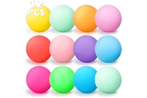 12Pcs Stress Balls Set for Adults and Kids - Squishy Ball Sensory Fidget Toys for Anxiety Relief - Squeeze Ball Party Favors 