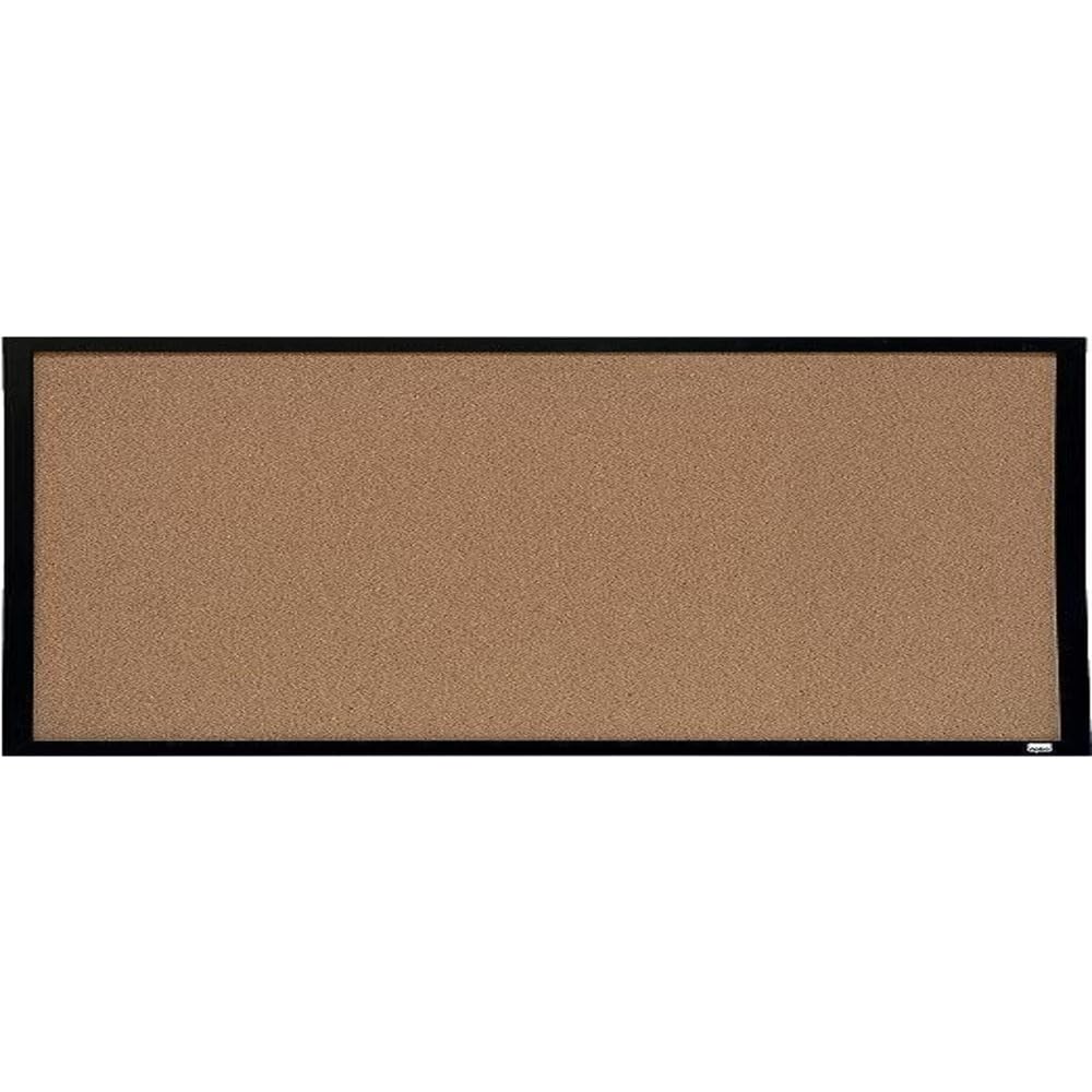 Nobo Small Cork Notice Board With Black Frame, Wall Mountable, Includes Fixing Kit, Home/Office, 585 x 430 mm, 1903776