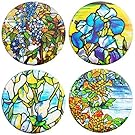 Henry the Buttonsmith Louis Comfort Tiffany Refrigerator Magnet Set, 1.25-inch