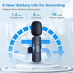 Moman Wireless Lavalier Microphone for iPhone, 2