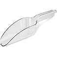 New Star Foodservice 34400 Polycarbonate Plastic Utility Ice Scoop, Clear, 12-Ounce