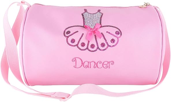 embroidered ballet bag