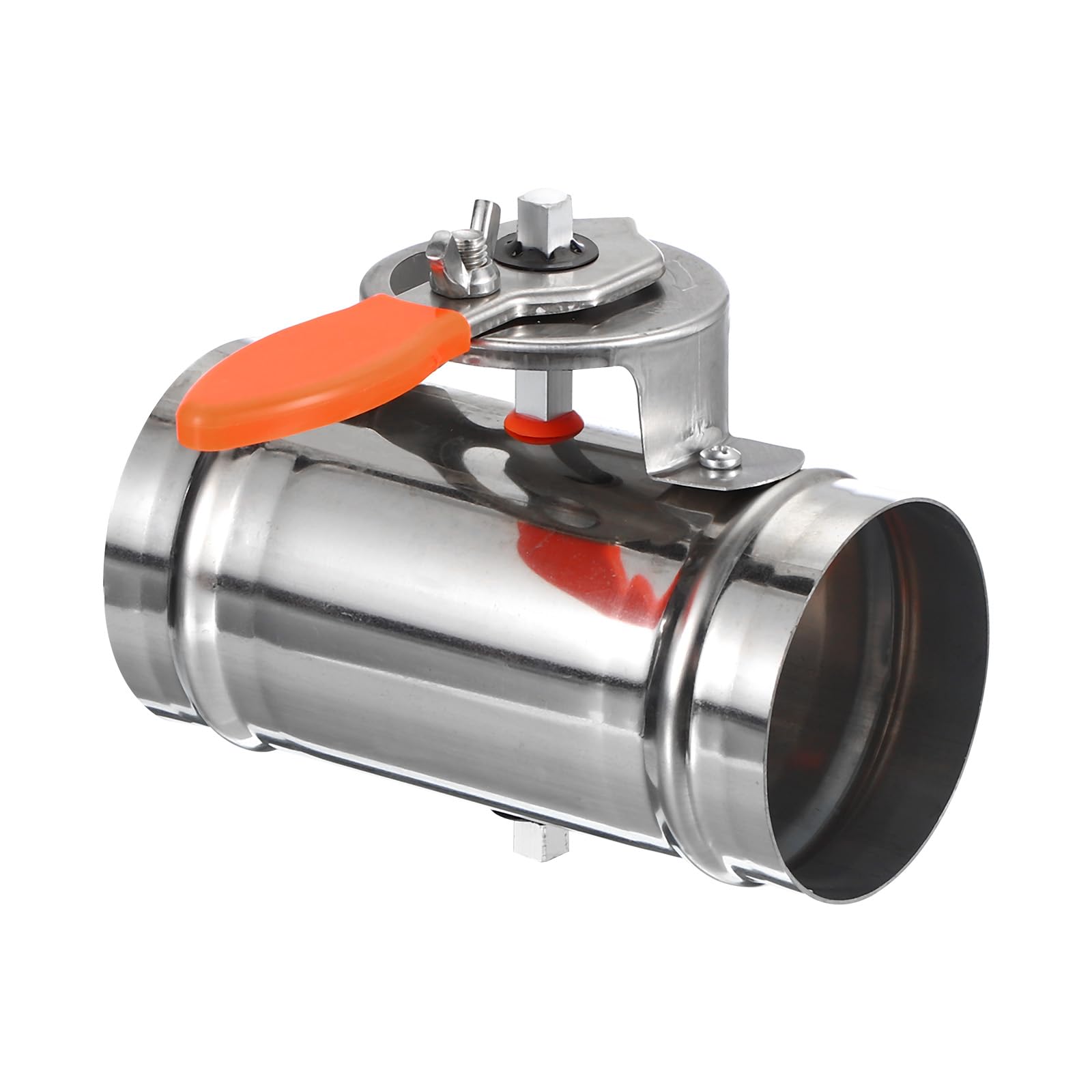 PATIKIL 3" HVAC Duct Manual Volume Damper, Stainless Steel Adjustment Flame Retardant Airflow Backdraft Damper Control for HVAC Air Balancing System,