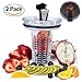 Umiwe 2 in 1 Removable Fruit Infusion Core with Lid,Fruit Infuser with Spill Proof Lid for 30 oz Yeti Ozark Tumbler Cup,2 Pack