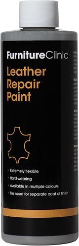 Furniture Clinic Leather Repair Paint & Dye Light Grey 250ml