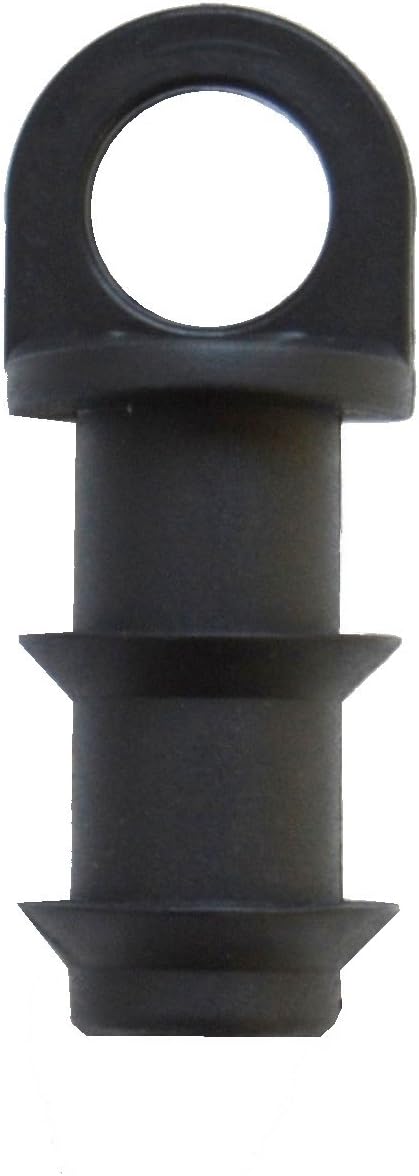 S&M Drip Stopper End - 16 mm, blister pack of 3, 2 X 8.5 X 12 Cm, Black, 2x8.5x12 cm