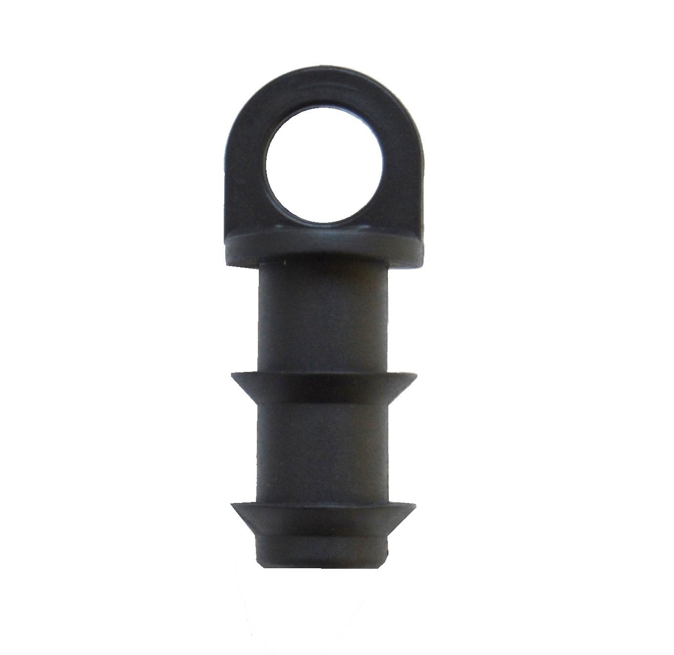 S&M Drip Stopper End – 16 mm, blister pack of 3, 2 X 8.5 X 12 Cm, Black