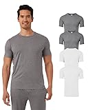 32 Degrees Mens 4 Pack Cool Crewneck T-Shirt