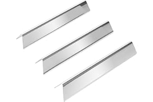 WEBROIL 15.3 Inch 7635 Flavorizer Bars for Spirit I GS4 Spirit II 200 Series Spirit E210 S210 E220 S220 Gas Grill with Front Control Knobs,Stainless Steel Flavor Bar Replacement Part for Weber 67045,3 Pack