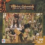 Pirates of the Caribbean 100 Piece Puzzle - Captain Jack Sparrow on Skull Throne