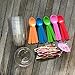 Outside the Box Papers Clear Plastic 8 Ounce Dessert Dishes Cups Bowls - Spoons - Paper Umbrella Picks - Ice Cream Sundae Kit for 16 Brand