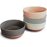 Set of 4 Porcelain Bowls, 25oz - Microwave, Dishwasher & Oven Safe for Soup, Cereal, etc.