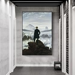 Caspar David Friedrich Prints - Wanderer Above the