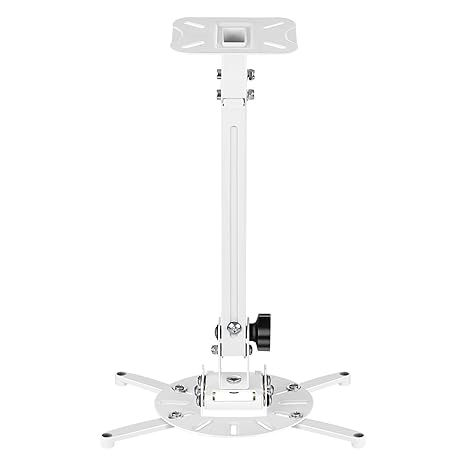 SIMBR Universal Beamer Projektor Decken- und Wandhalterung Schwenkbar Neigbar mit einem Wandabstand von 420 bis 640mm max. Tr