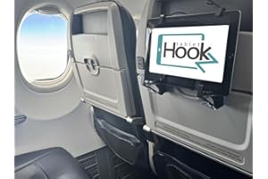 TabletHookz v3. Tablet/iPad Holder for The Plane Train and car. Hands-Free. Mount Your Device securely at Eye Level. Create Y
