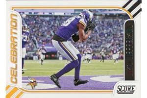 2023 Score Celebration #10 Justin Jefferson Minnesota Vikings NFL Football Trading Card