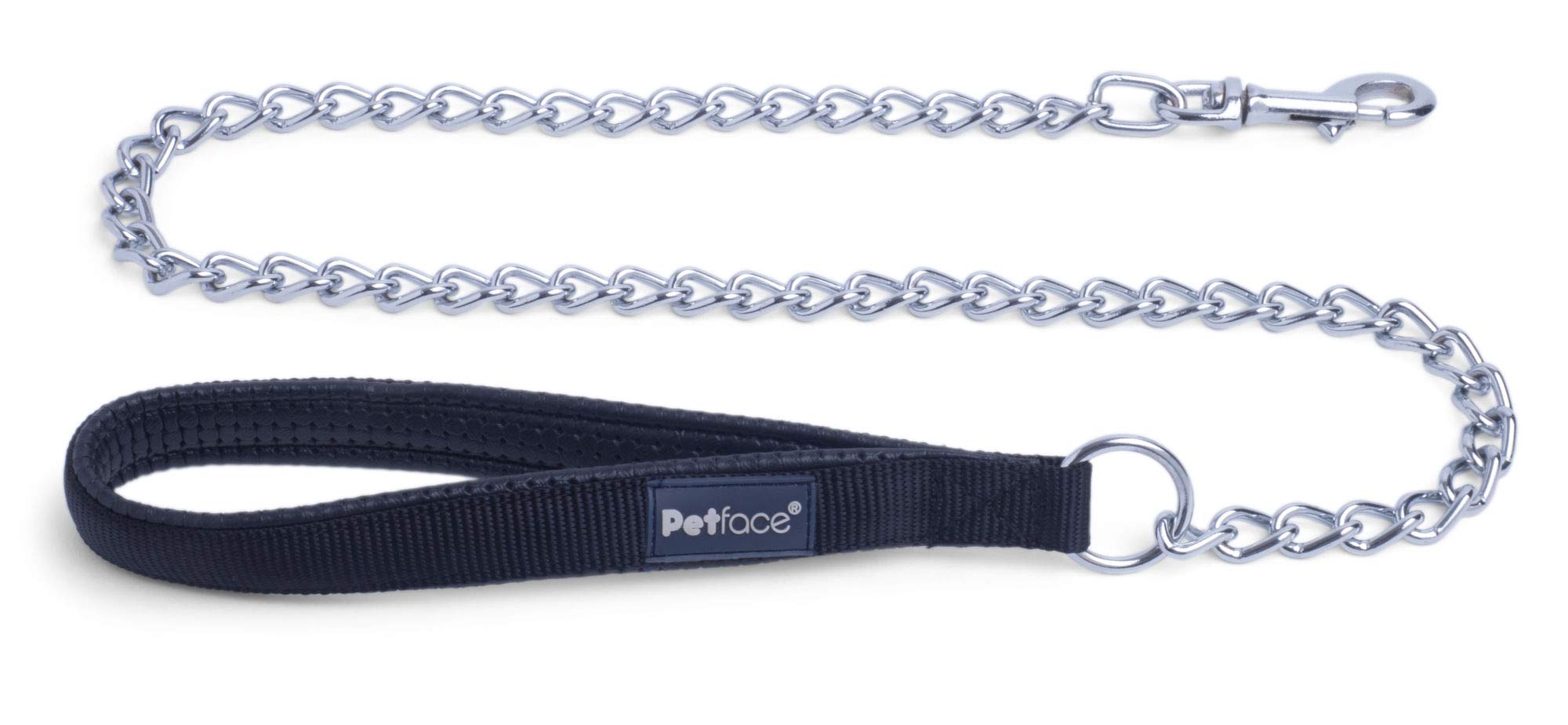 Petface Padded Nylon Chain Lead, Medium, Black — image 1