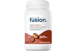 Bariatric Fusion Meal Replacement Protein 21 Serving Tub Chocolate Peanut Butter for Bariatric Surgery Patients Including Gastric Bypass & Sleeve Gastrectomy