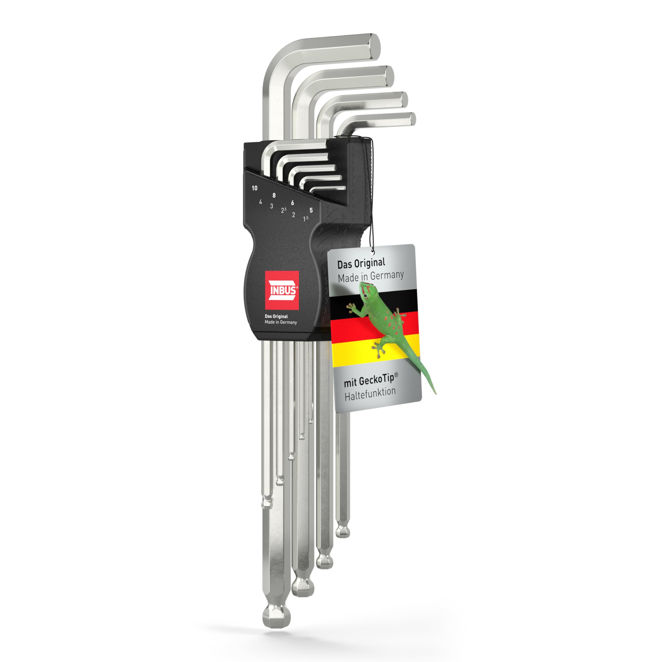 Mua INBUS® 76893 Allen Key Set 9 Pieces 1.5-10 mm with GeckoTip & Ball ...