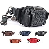 Vilenca Holland Genuine Leather Waist Bag Unisex, Waist Bag for Travel Trendy Casual Travelling Essentials Kept Bag Stylish, Durable, and Secure Travel Companion(VL-094-GREY)