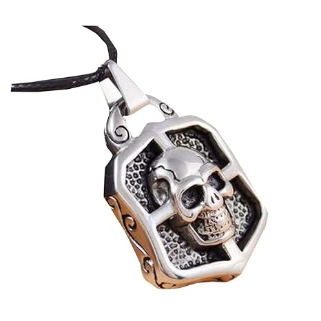 East Majik Herren Halskette mit Anhänger Titan Stahl-Ketten-Halskette