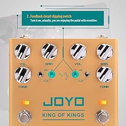 JOYO Dual Crunch Pure Analog Circuit Overdrive
