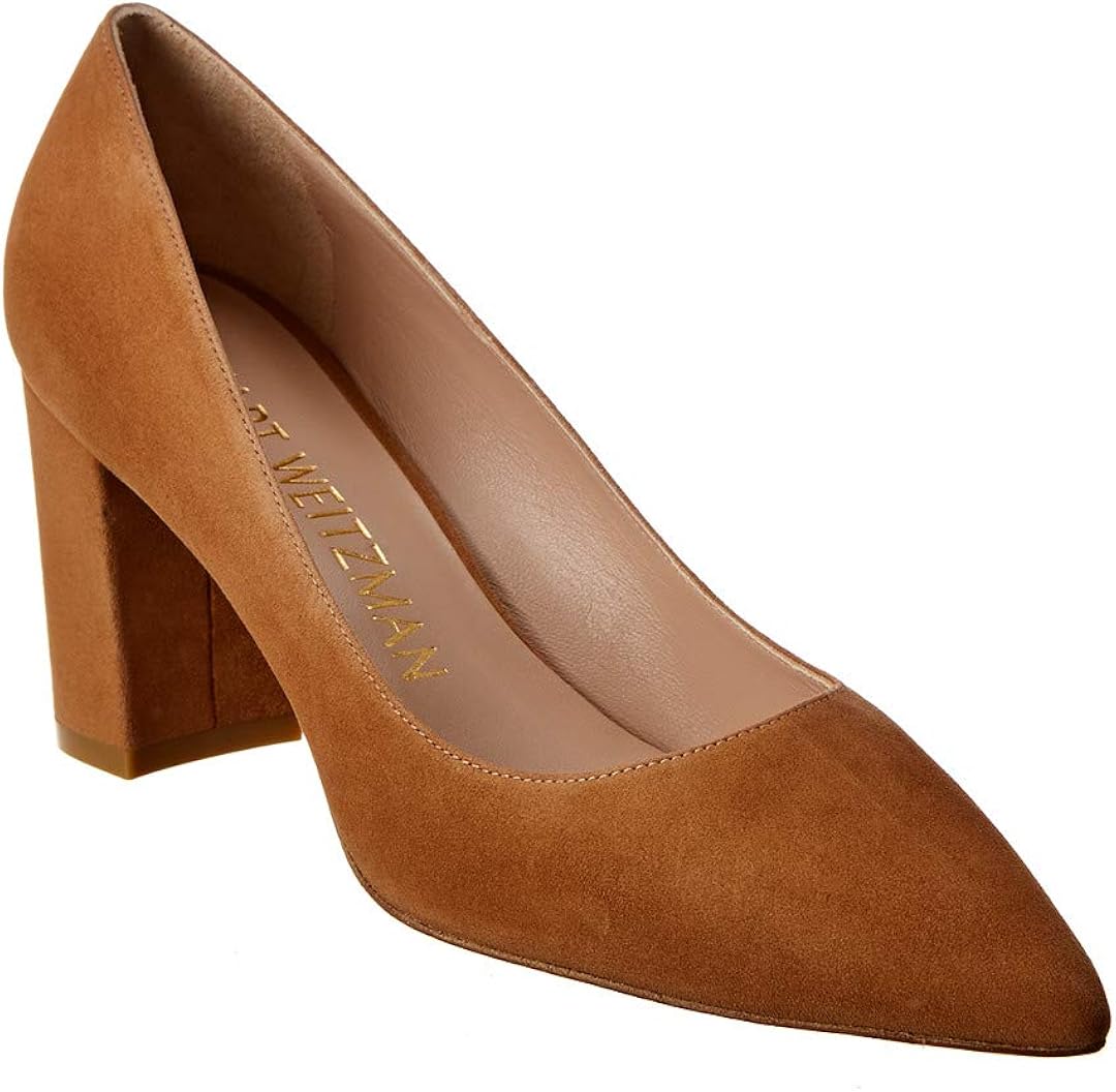 stuart weitzman leather pumps