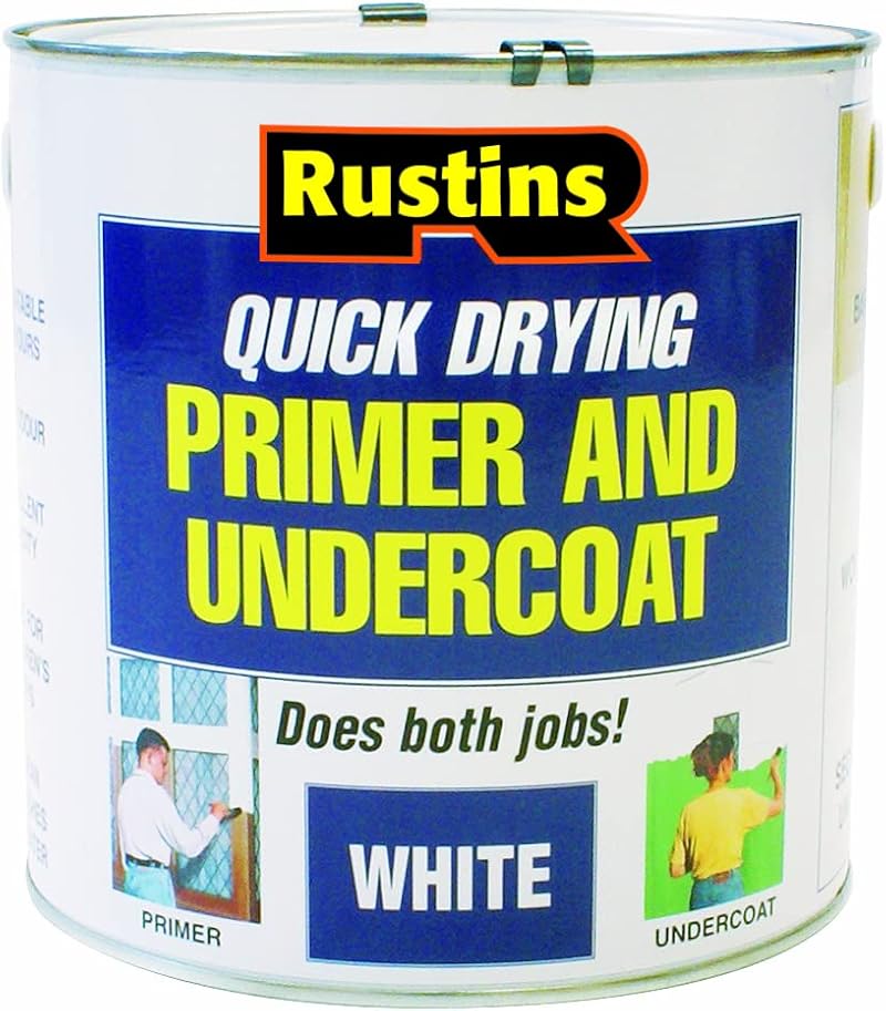 Rustins Quick Drying Primer And Undercoat White 2.5L