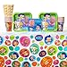 Bubble Guppies Party Supplies Pack for 16 Guests - Straws, Dessert Plates, Beverage Napkins, Cups, and Table Cover