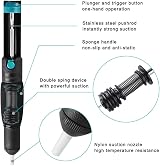 SIQUK 7pc Solder Sucker Desoldering Wick Kit Pump Braid Flux Removal Tool view 2