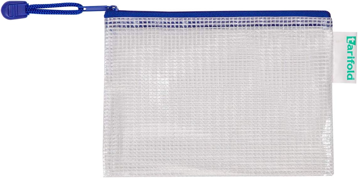 Tarifold 509061 Zip Envelope, Blue