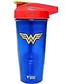 PerfectShaker ACTIV DC Comics & Justice League Series Protein Shaker | Leak-Proof, BPA-Free, Shatter-Resistant | ActionRod Mixing Technology for Smooth Blends | Gym & Sports - Wonder Woman - 828ml
