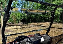 SuperATV Scratch Resistant Flip Up Windshield for