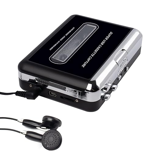 Gracioso Portable Cassette Player Recorder Converter,Cassette To MP3 Via SD Card - View #9