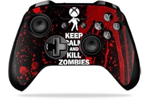 MIGHTY SKINS MightySkins Skin Compatible with Microsoft Xbox One X Controller - Kill Zombies | Protective, Durable, and Unique Vinyl Decal wrap Cover | Easy to Apply, Remove, and Change Styles | Made in The USA