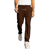 JMIERR Men's Casual Drawstring Pants Elastic Waist Lightweight Pant Summer Beach Trouser with Pockets