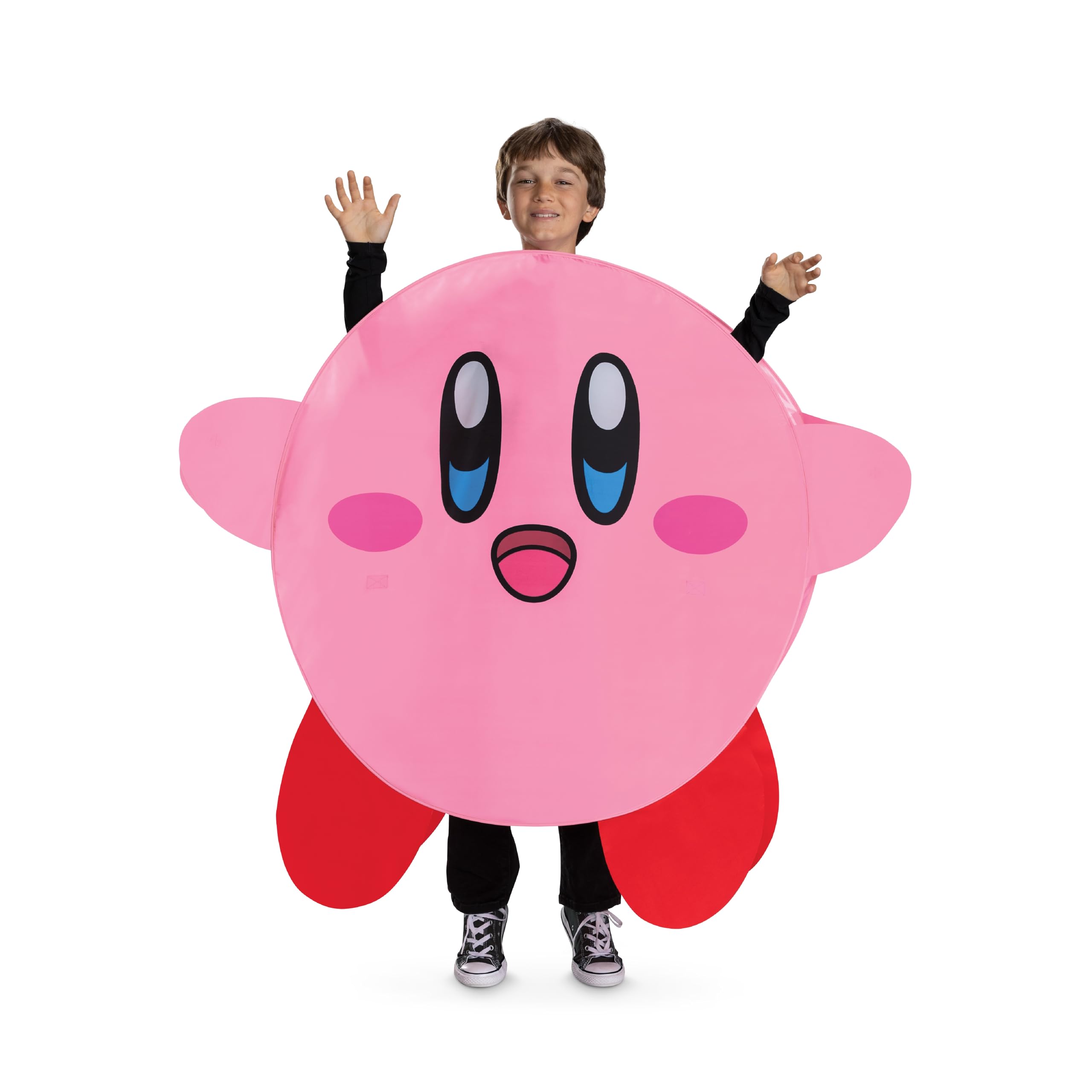 Disguise Nintendo Kirby Pop Out Costume, Officially Licensed, Easy to Wear, Adorable Design Inspired by Iconic Game, Ideal for Halloween or Carnival, One Size, for Ages 14+