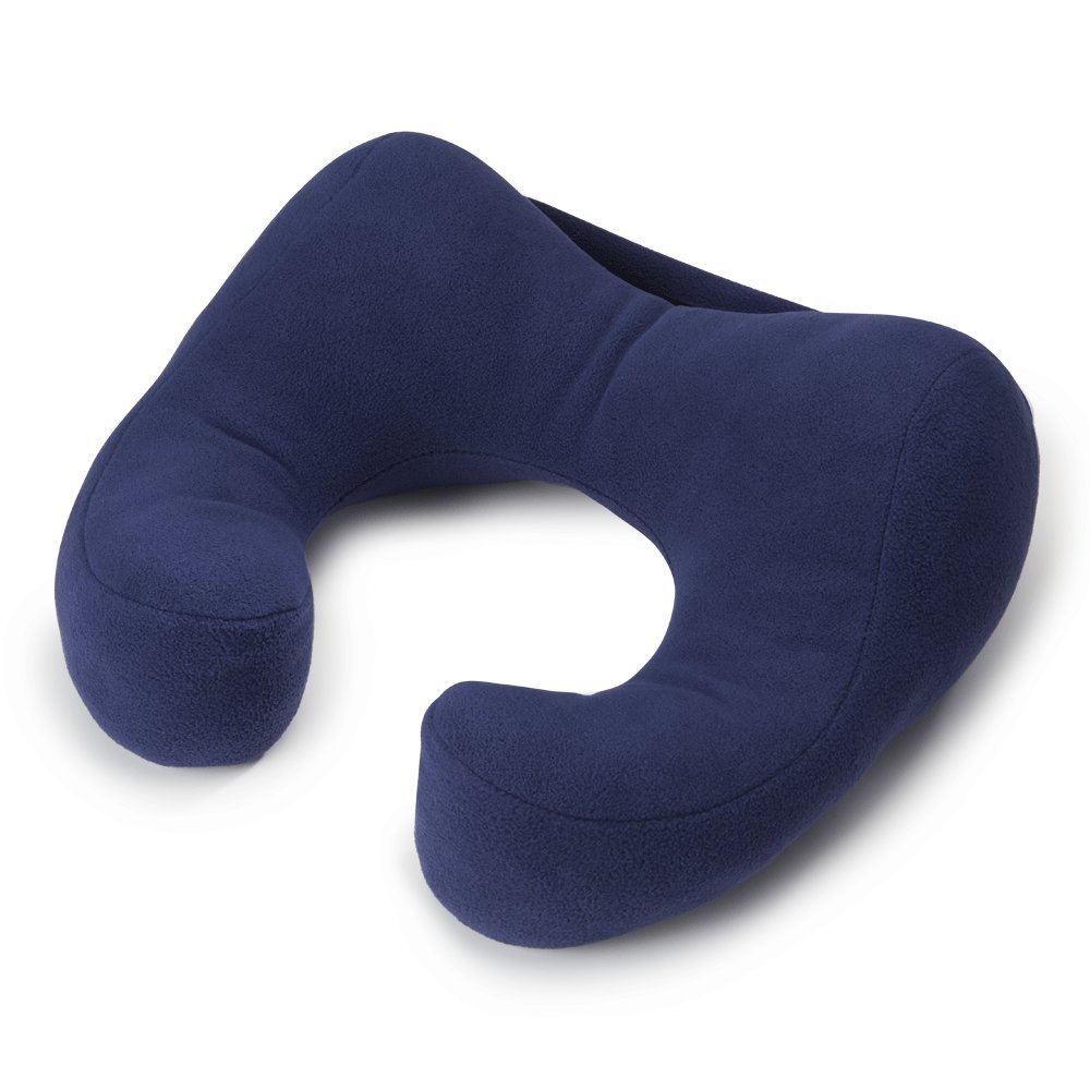 Sunshine Pillows Chiropractic Neck Pillow for Extra Neck Support, Navy