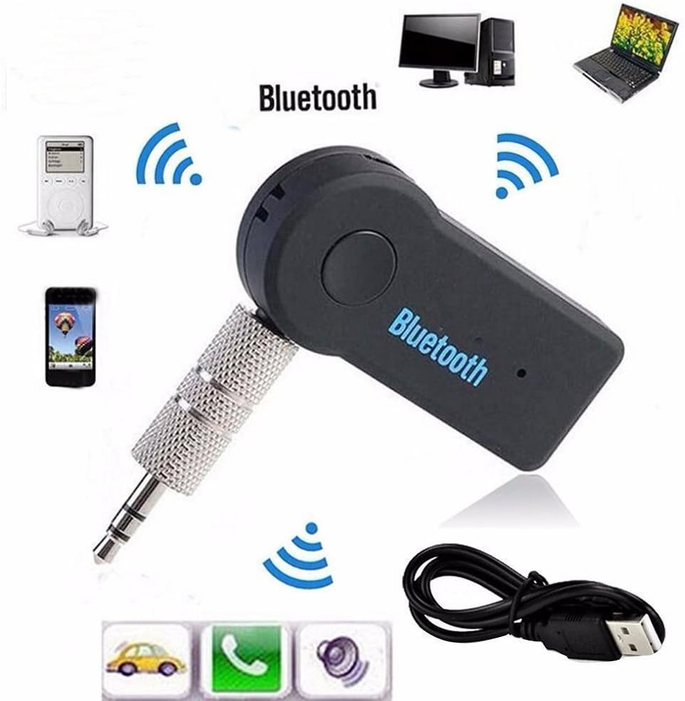 Universal Bluetooth Car Kit manos libres 3,5 mm Streaming coches A2DP