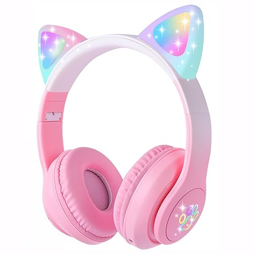 Headphones For Kids Girls Kids Unicorn Wireless Headphones Safe